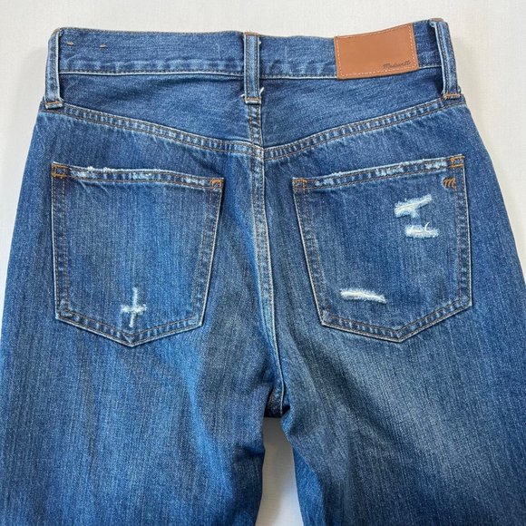 Madewell The Perfect Vintage Jean Destructed Size 24 - Picture 13 of 14